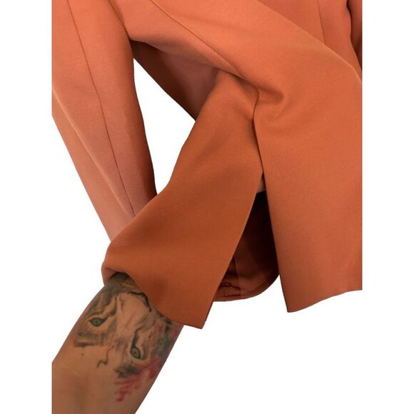 St. Michael Burnt Orange Women's Blazer Euro 38 US Size 6 Professional Business - Picture 7 of 15